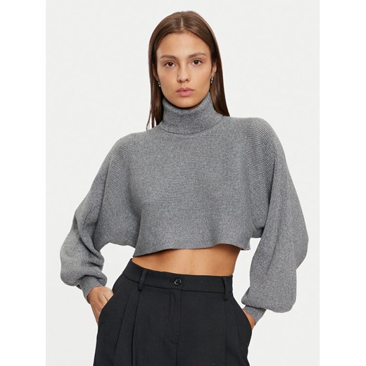 Pieces Golf Rue 17153430 Szary Regular Fit ze sklepu MODIVO w kategorii Swetry damskie - zdjęcie 182689235