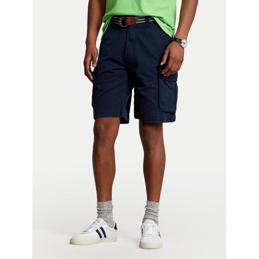 Polo Ralph Lauren Szorty materiałowe 710548502005 Granatowy Classic Fit ze sklepu MODIVO w kategorii Spodenki męskie - zdjęcie 182689265