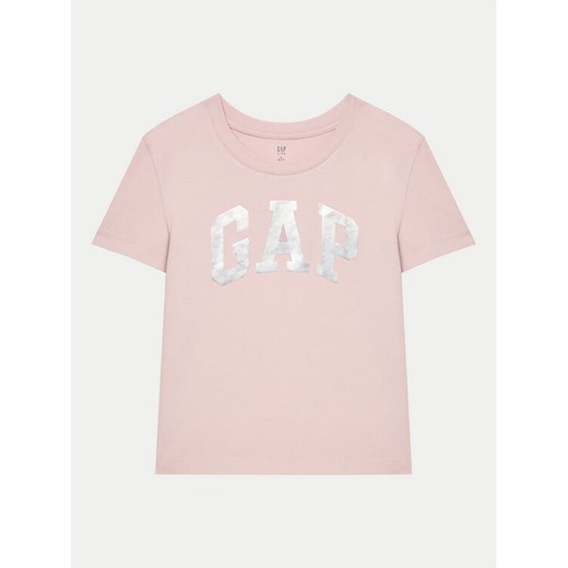 Gap T-Shirt 628713-00 Różowy Relaxed Fit ze sklepu MODIVO w kategorii Bluzki dziewczęce - zdjęcie 182689298