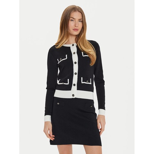Motivi Kardigan M4566000763N Czarny Regular Fit ze sklepu MODIVO w kategorii Swetry damskie - zdjęcie 182689376