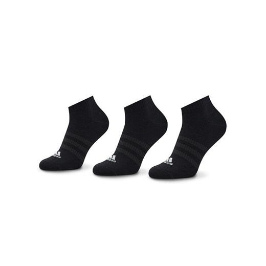 adidas Zestaw 3 par niskich skarpet unisex Thin And Light IC1336 Czarny ze sklepu MODIVO w kategorii Skarpetki damskie - zdjęcie 182689438