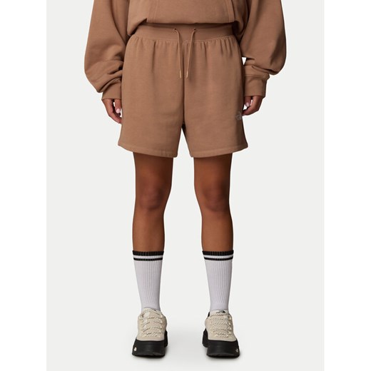 The North Face Szorty sportowe Essential NF0A8C2F Brązowy Regular Fit ze sklepu MODIVO w kategorii Szorty - zdjęcie 182689567
