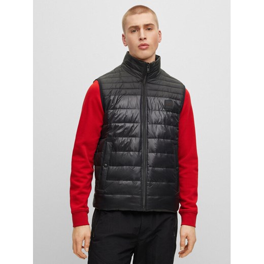 Boss Kamizelka 50496725 Czarny Regular Fit ze sklepu MODIVO w kategorii Kamizelki męskie - zdjęcie 182689625