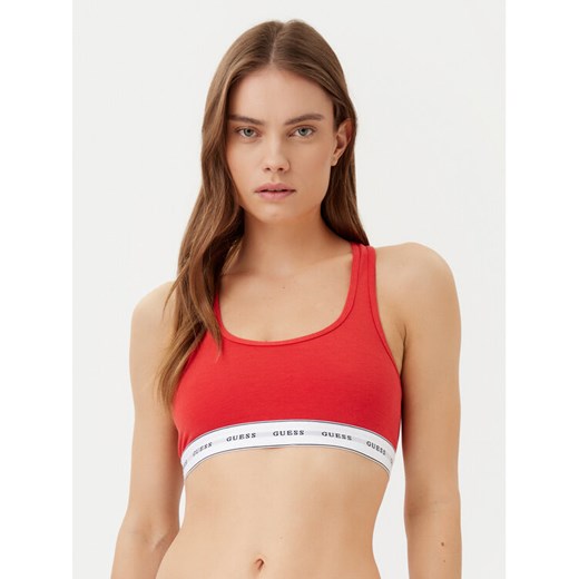 Guess Biustonosz top O97C01 KBBU1 Czerwony ze sklepu MODIVO w kategorii Biustonosze - zdjęcie 182689677
