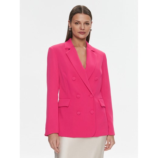 Silvian Heach Marynarka Trefy GPP24328GC Różowy Regular Fit ze sklepu MODIVO w kategorii Marynarki damskie - zdjęcie 182689717