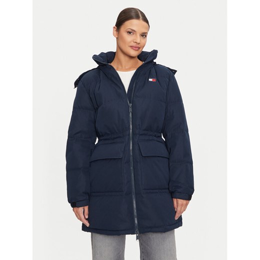 Tommy Jeans Kurtka puchowa Alaska DW0DW18821 Granatowy Regular Fit ze sklepu MODIVO w kategorii Kurtki damskie - zdjęcie 182689729