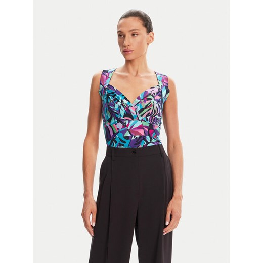 Morgan Bluzka 251-DCOLO Kolorowy Slim Fit ze sklepu MODIVO w kategorii Bluzki damskie - zdjęcie 182689736