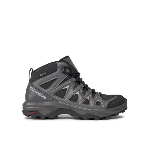 Salomon Trekkingi X Braze Mid GORE-TEX L47181200 Czarny ze sklepu MODIVO w kategorii Buty trekkingowe damskie - zdjęcie 182689755