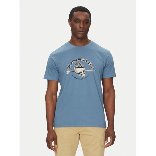 Quiksilver T-Shirt EQYZT08056 Niebieski Regular Fit ze sklepu MODIVO w kategorii T-shirty męskie - zdjęcie 182689756