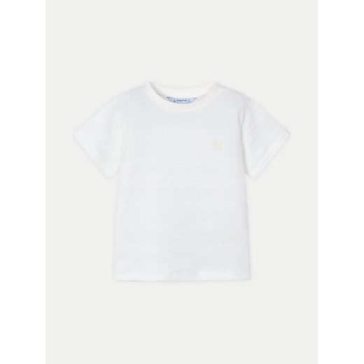 Mayoral T-Shirt 3028 Biały Regular Fit ze sklepu MODIVO w kategorii Bluzki dziewczęce - zdjęcie 182689815