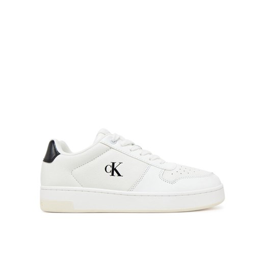 Calvin Klein Jeans Sneakersy Basket Cupsole Low Mg YW0YW01765 Biały ze sklepu MODIVO w kategorii Buty sportowe damskie - zdjęcie 182689838