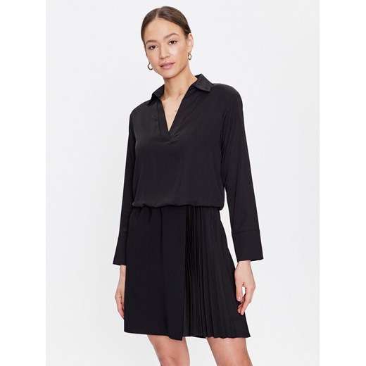 Marella Sukienka koszulowa Zanora 2332210533 Czarny Regular Fit ze sklepu MODIVO w kategorii Sukienki - zdjęcie 182689905