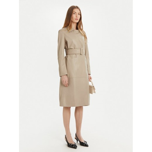 Marella Trencz Baltico 2513441031 Beżowy Regular Fit ze sklepu MODIVO w kategorii Płaszcze damskie - zdjęcie 182689909