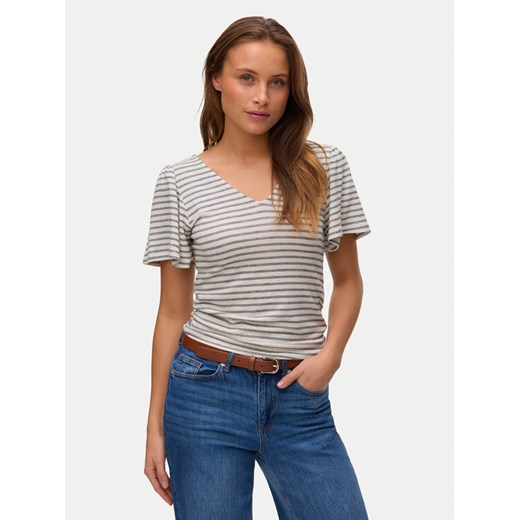 Vero Moda Bluzka Gina 10325611 Beżowy Regular Fit ze sklepu MODIVO w kategorii Bluzki damskie - zdjęcie 182689925