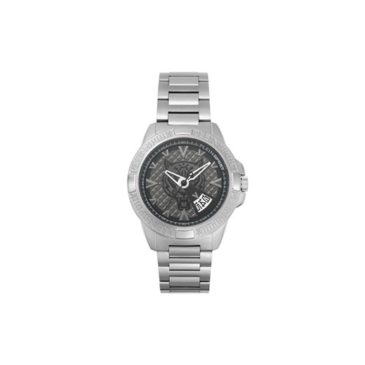 Plein Sport Zegarek Touchdown PSFBA0923 Srebrny ze sklepu MODIVO w kategorii Zegarki - zdjęcie 182689929