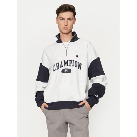 Champion Bluza 220435 Szary Regular Fit ze sklepu MODIVO w kategorii Bluzy męskie - zdjęcie 182689947
