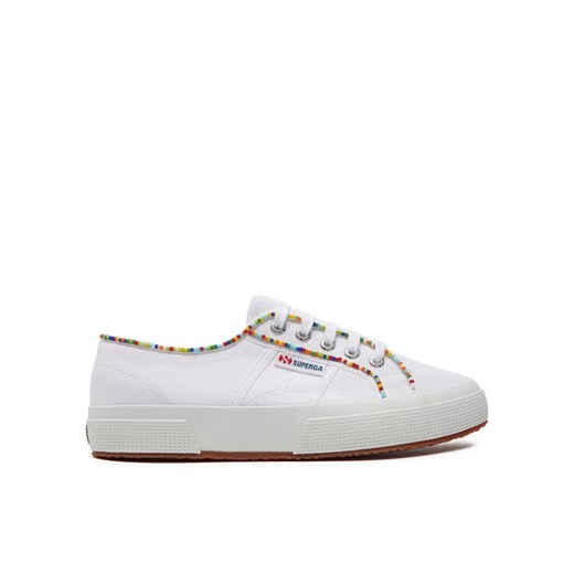 Superga Tenisówki Multicolor Beads 2750 S31352W Biały ze sklepu MODIVO w kategorii Trampki damskie - zdjęcie 182689965