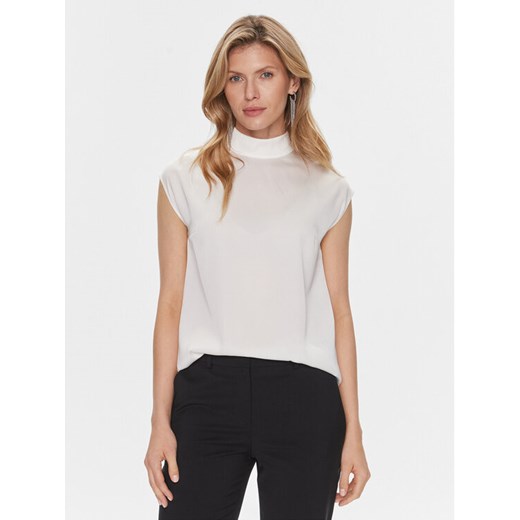 Boss Bluzka Bidriz 50518178 Écru Regular Fit ze sklepu MODIVO w kategorii Bluzki damskie - zdjęcie 182689988