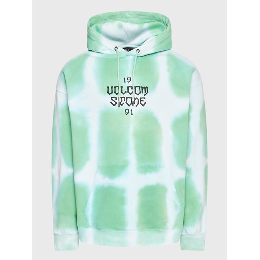 Volcom Bluza Trippin Dye A4112306 Zielony Loose Fit ze sklepu MODIVO w kategorii Bluzy męskie - zdjęcie 182690036