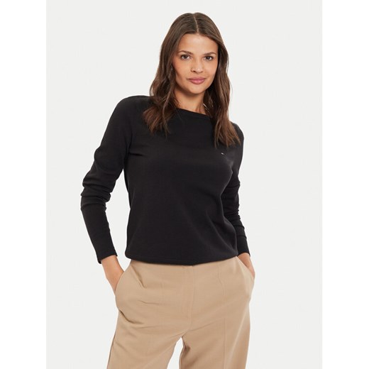 Tommy Hilfiger Sweter WW0WW40099 Czarny Regular Fit ze sklepu MODIVO w kategorii Swetry damskie - zdjęcie 182690079