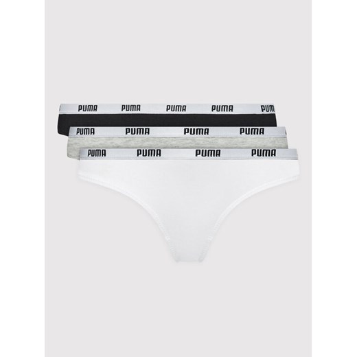 Puma Komplet 3 par stringów 907590 Kolorowy ze sklepu MODIVO w kategorii Majtki damskie - zdjęcie 182690168