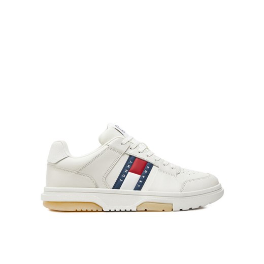 Tommy Jeans Sneakersy The Brooklyn Leather EM0EM01429 Biały ze sklepu MODIVO w kategorii Buty sportowe męskie - zdjęcie 182690235