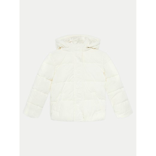 Guess Kurtka puchowa J4BL02 WGIW0 Écru Regular Fit ze sklepu MODIVO w kategorii Kurtki dziewczęce - zdjęcie 182690236