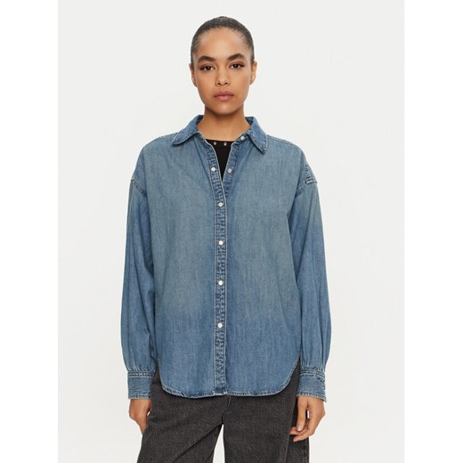 Wrangler Koszula jeansowa Cool Girl 112356474 Niebieski Regular Fit ze sklepu MODIVO w kategorii Koszule damskie - zdjęcie 182690269