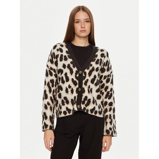 Brave Soul Kardigan LKC-248FEASTON Czarny Regular Fit ze sklepu MODIVO w kategorii Swetry damskie - zdjęcie 182690299