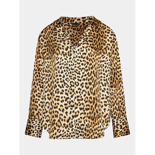 Gina Tricot Koszula 20540 Brązowy Regular Fit ze sklepu MODIVO w kategorii Koszule damskie - zdjęcie 182690307