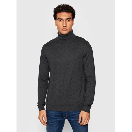 Selected Homme Golf Berg 16074684 Szary Regular Fit ze sklepu MODIVO w kategorii Swetry męskie - zdjęcie 182690326