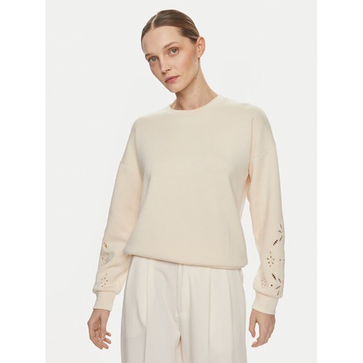 Vila Bluza Sif 14099158 Beżowy Regular Fit ze sklepu MODIVO w kategorii Bluzy damskie - zdjęcie 182690349