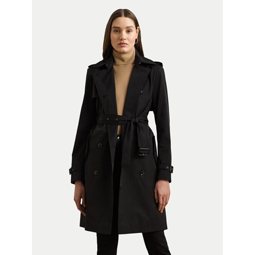 LAUREN RALPH LAUREN Płaszcz przejściowy 297967122001 Czarny ze sklepu MODIVO w kategorii Płaszcze damskie - zdjęcie 182690366