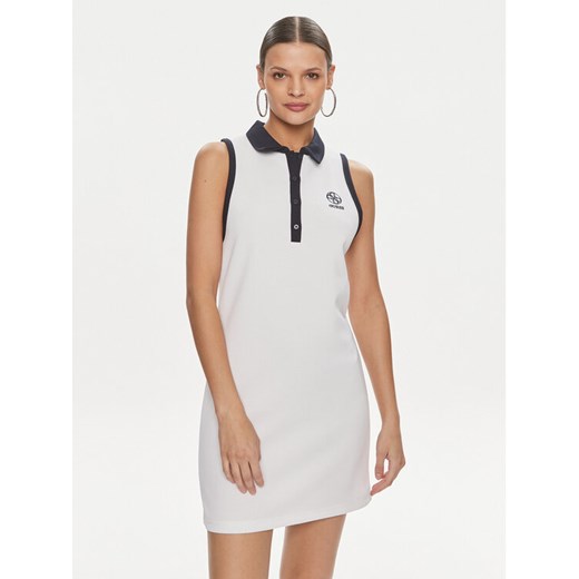 Guess Sukienka codzienna Mylah V4GK02 KBFB2 Biały Bodycon Fit ze sklepu MODIVO w kategorii Sukienki - zdjęcie 182690407