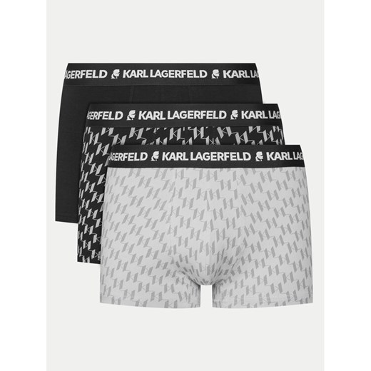 KARL LAGERFELD Komplet 3 par bokserek A1M47086 Kolorowy ze sklepu MODIVO w kategorii Majtki męskie - zdjęcie 182690458
