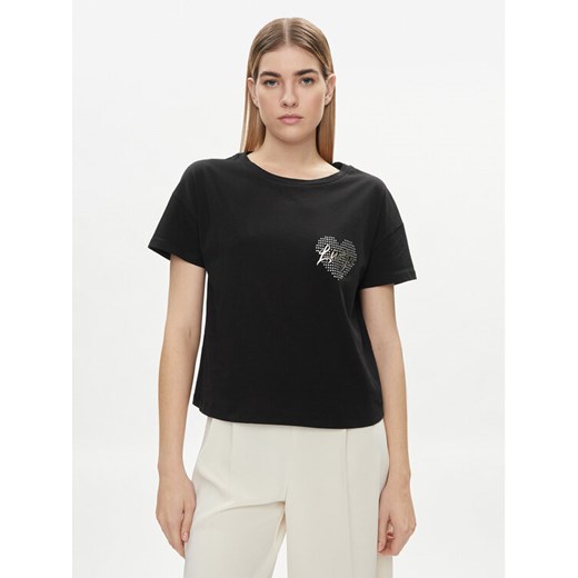 Liu Jo T-Shirt VA4156 JS923 Czarny Relaxed Fit ze sklepu MODIVO w kategorii Bluzki damskie - zdjęcie 182690528