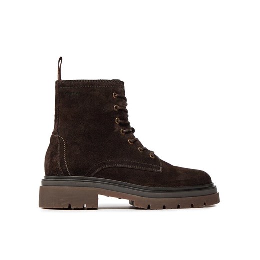 Gant Trzewiki Ramzee Mid Lace 27683423 Brązowy ze sklepu MODIVO w kategorii Buty zimowe męskie - zdjęcie 182690535