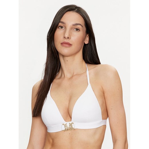 Max Mara Beachwear Góra od bikini Astra 2416821109 Biały ze sklepu MODIVO w kategorii Stroje kąpielowe - zdjęcie 182690597