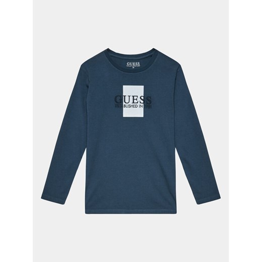 Guess Bluzka L3BI10 I3Z14 Granatowy Regular Fit ze sklepu MODIVO w kategorii T-shirty chłopięce - zdjęcie 182690618