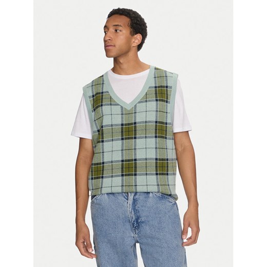 Vans Sweter Almondwood VN000HDV Niebieski Loose Fit ze sklepu MODIVO w kategorii Swetry męskie - zdjęcie 182690657