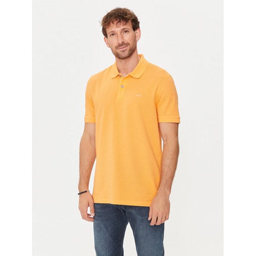 BOSS Polo Pallas 50468301 Żółty Regular Fit ze sklepu MODIVO w kategorii T-shirty męskie - zdjęcie 182690696
