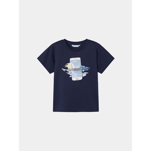 Mayoral T-Shirt 3003 Granatowy Regular Fit ze sklepu MODIVO w kategorii T-shirty chłopięce - zdjęcie 182690705