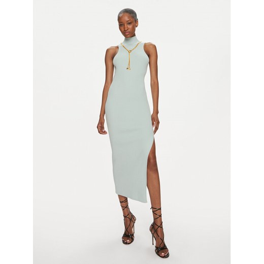 Elisabetta Franchi Sukienka codzienna AM-69S-41E2-V400 Zielony Slim Fit ze sklepu MODIVO w kategorii Sukienki - zdjęcie 182690719