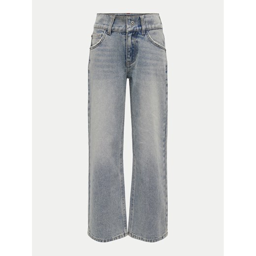 Kids ONLY Jeansy 15333908 Niebieski Wide Leg ze sklepu MODIVO w kategorii Spodnie dziewczęce - zdjęcie 182690795