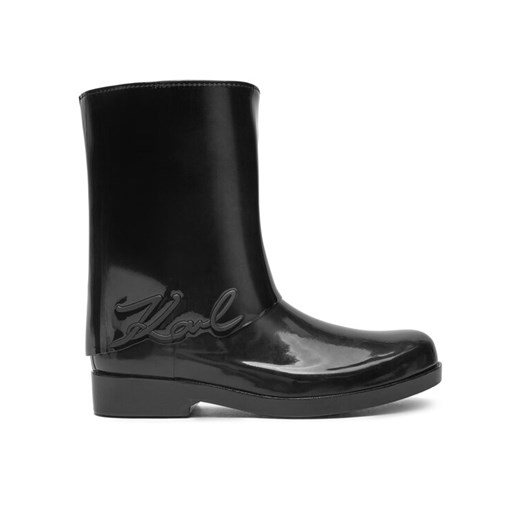 KARL LAGERFELD Kalosze Kalosh KL47064S Czarny ze sklepu MODIVO w kategorii Kalosze damskie - zdjęcie 182690817