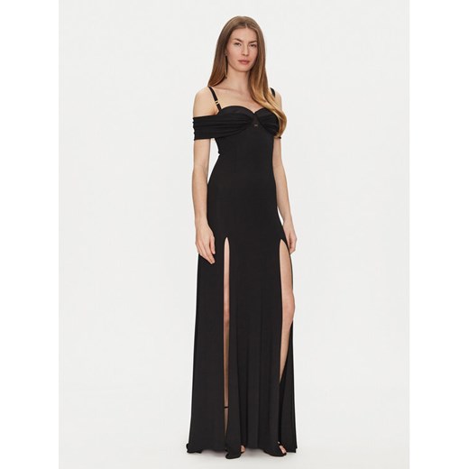 Elisabetta Franchi Sukienka wieczorowa AB-R08-51E2-V800 Czarny Regular Fit ze sklepu MODIVO w kategorii Sukienki - zdjęcie 182690845