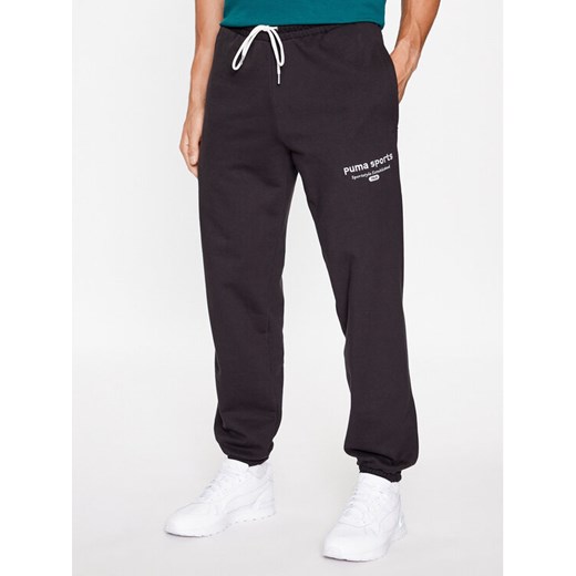 Puma Spodnie dresowe Puma Team 621328 Czarny Regular Fit ze sklepu MODIVO w kategorii Spodnie męskie - zdjęcie 182690849