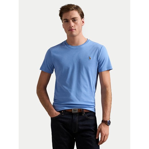 Polo Ralph Lauren T-Shirt 710740727086 Niebieski Slim Fit ze sklepu MODIVO w kategorii T-shirty męskie - zdjęcie 182690918
