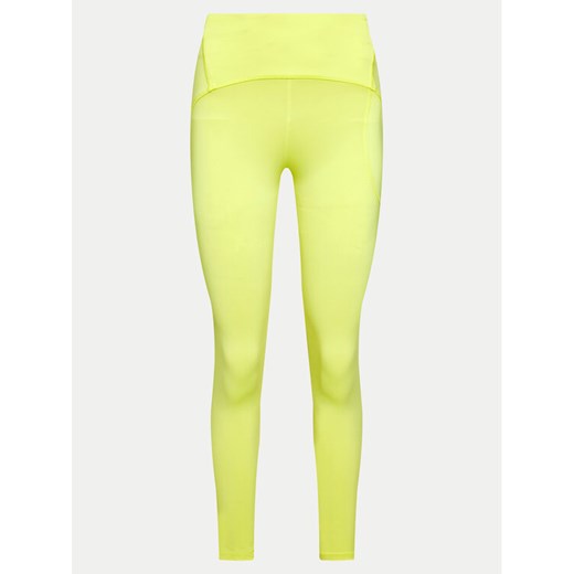 Deha Legginsy D02037 Żółty Skinny Fit ze sklepu MODIVO w kategorii Spodnie damskie - zdjęcie 182690929