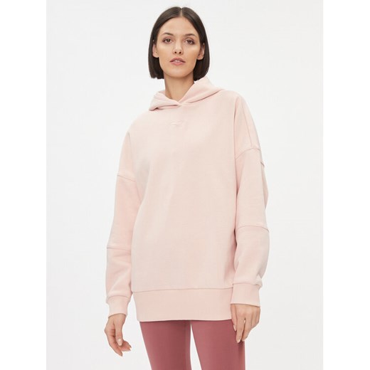 Reebok Bluza Lux IL2104 Różowy Oversize ze sklepu MODIVO w kategorii Bluzy damskie - zdjęcie 182691058